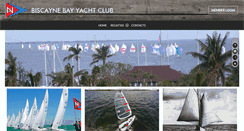 Desktop Screenshot of biscaynebayyachtclub.com